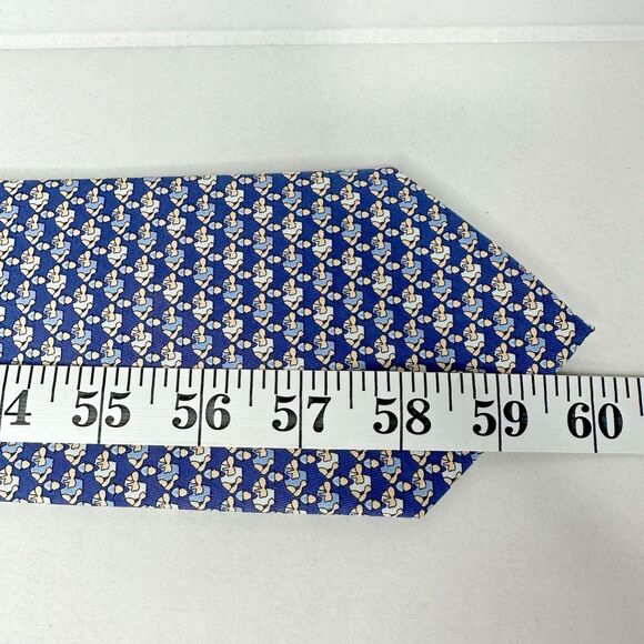 Vineyard Vines Custom Collection Men's Silk Tie The Doe Fund Ready Willing Able - Picture 8 of 8